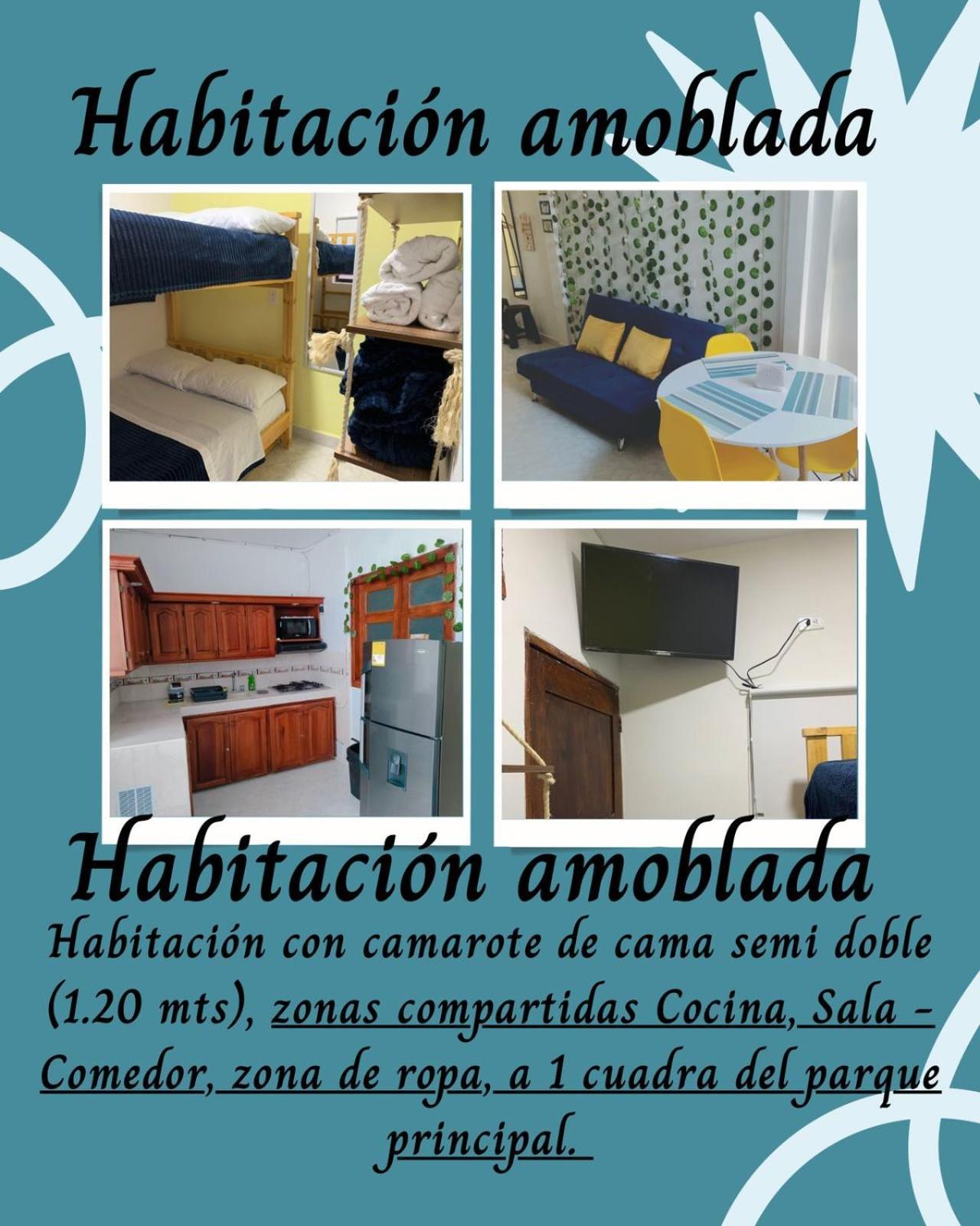Confortable Habitacion En Apartamento Amoblado Jardin Phòng bức ảnh